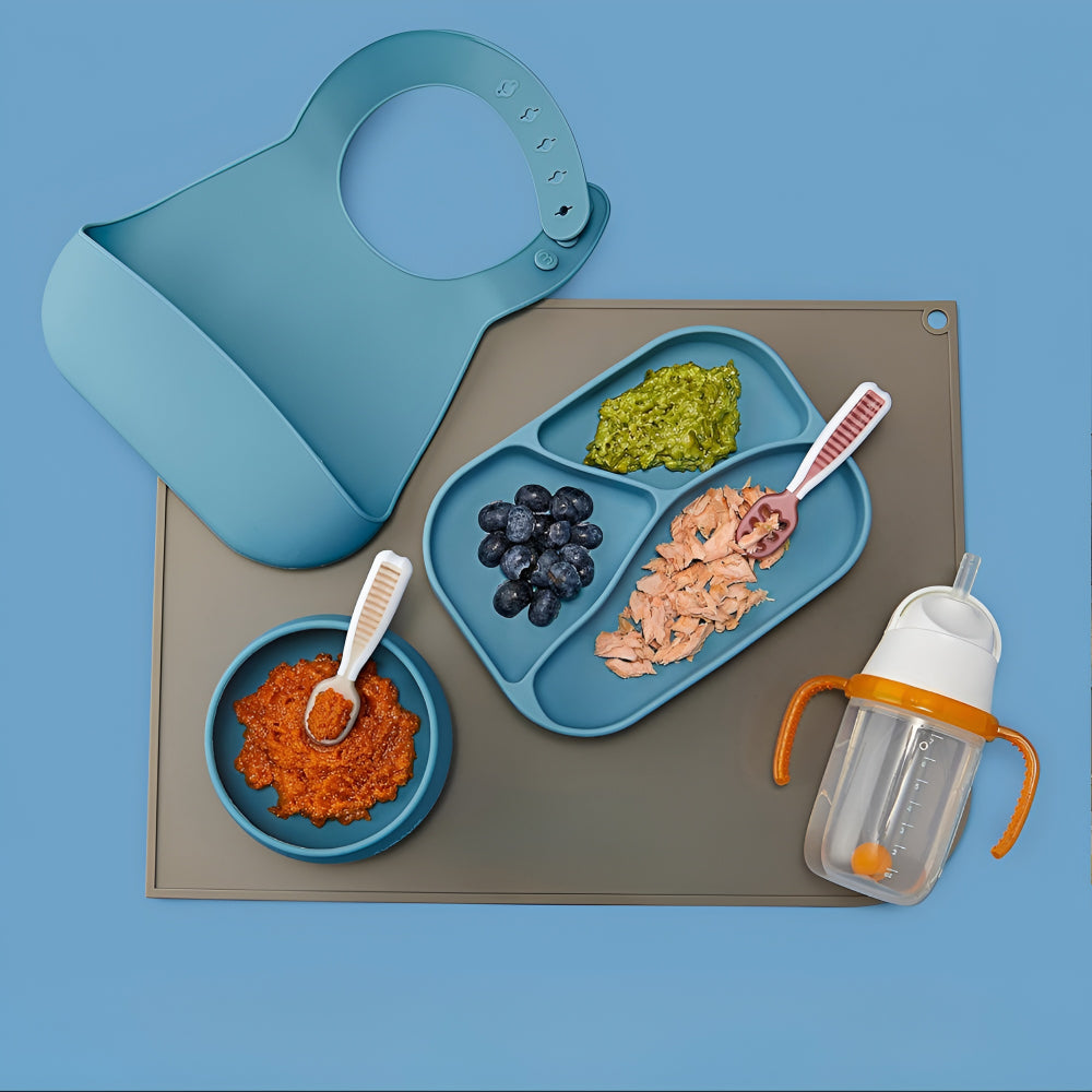 Baby Löffel Set Selbstlern Löffel Silikon Beikost Löffel