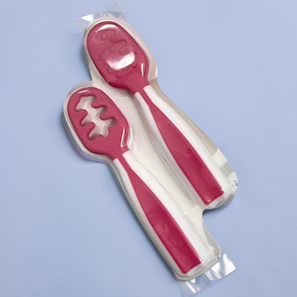 Baby Löffel Set Selbstlern Löffel Silikon Beikost Löffel