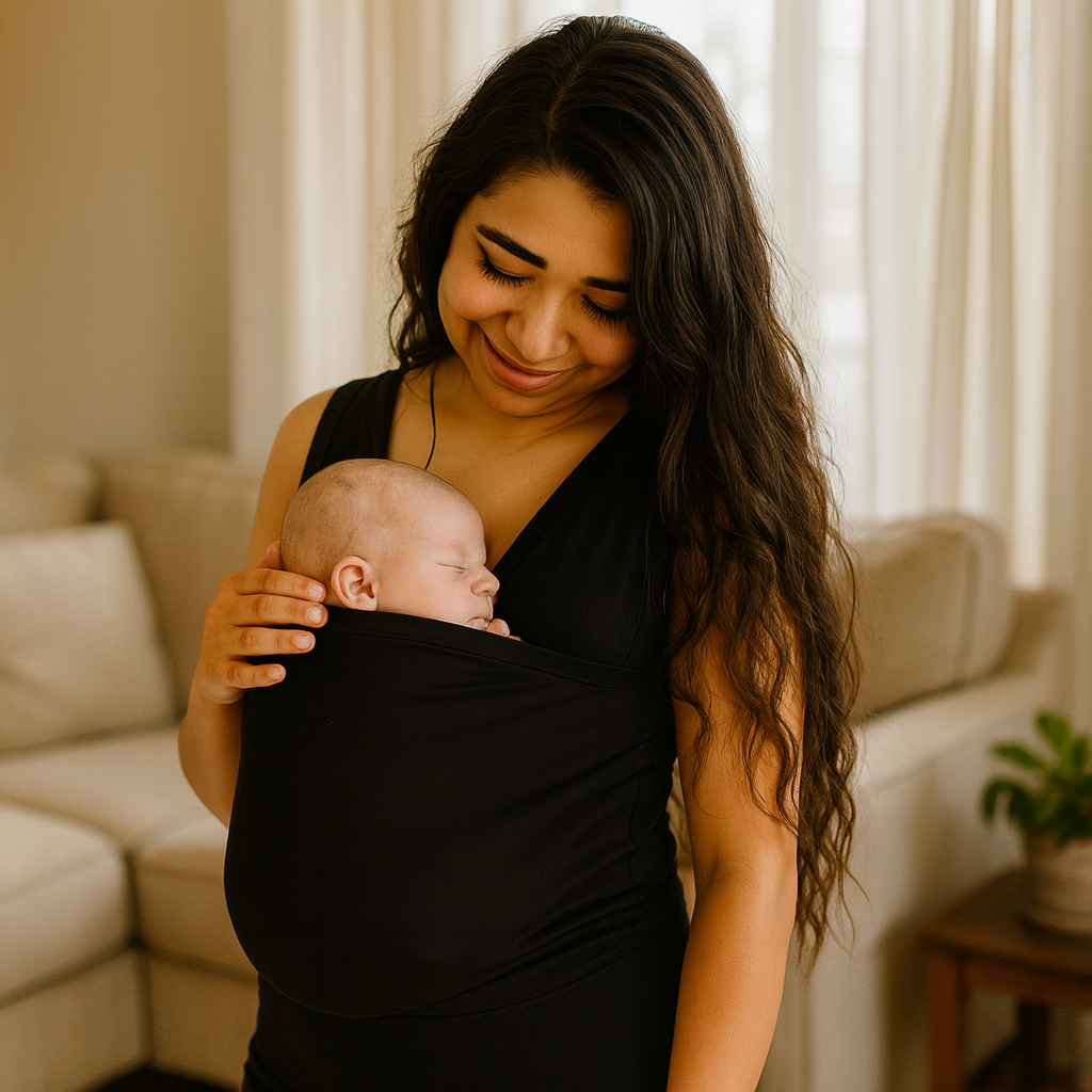 Babytrage Shirt Neugeborene Tragshirt Eltern Elastisch 1