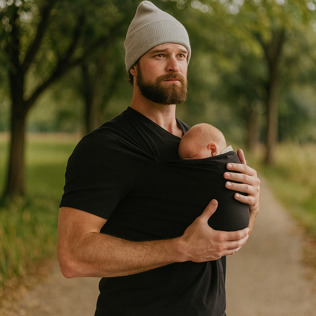 Babytrage Shirt Neugeborene Tragshirt Eltern Elastisch 2