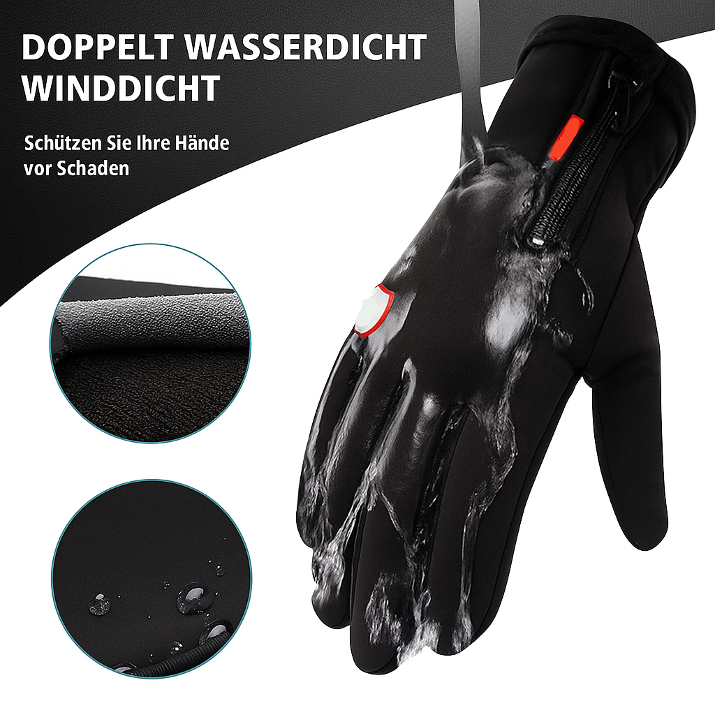Beheizbare Winter Handschuhe Wasserdicht Touchscreen Warm Griffig 7