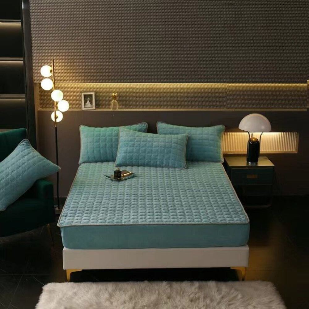 Bettlaken Spannbetttuch Weich Baumwolle 6