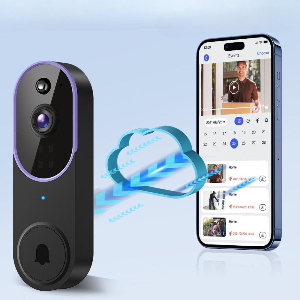 Bewegungsmelder Kamera WLAN Video Türsprechanlage Türklingel