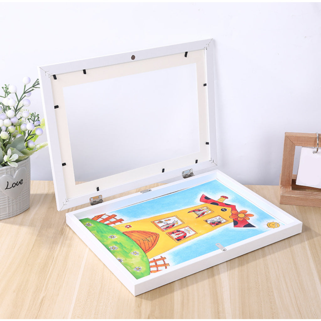 Bilderrahmen Holz 150 Zeichnungen Kinderkunst Wand Deko 9