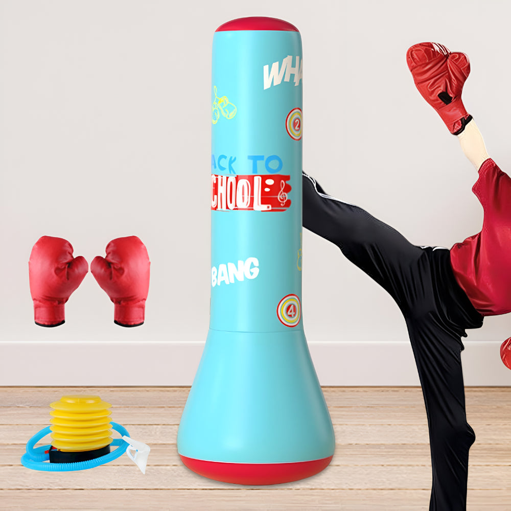 Boxsack Kinder Stehend Aufblasbar Training Spiel Bewegung