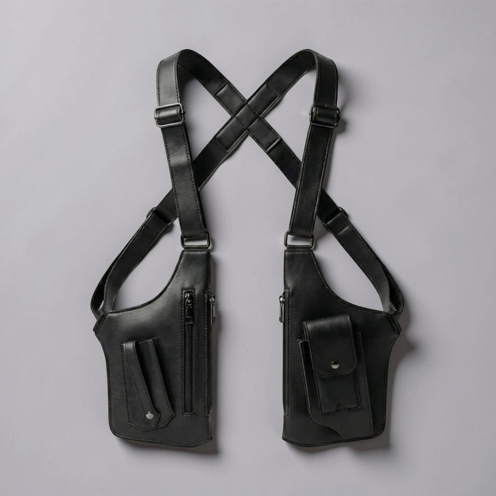 Brusttasche Schulterholster Tasche Verstellbares Tragesystem Alltag