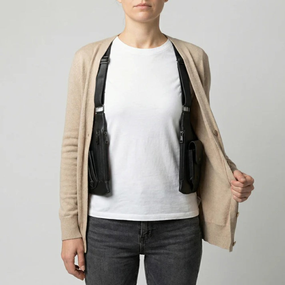 Brusttasche Schulterholster Tasche Verstellbares Tragesystem Alltag