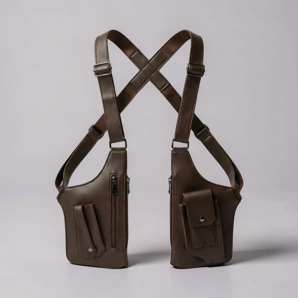 Brusttasche Schulterholster Tasche Verstellbares Tragesystem Alltag