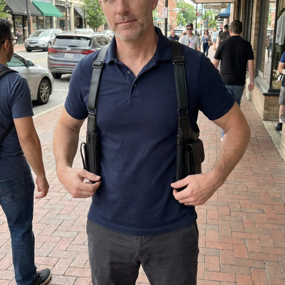 Brusttasche Schulterholster Tasche Verstellbares Tragesystem Alltag