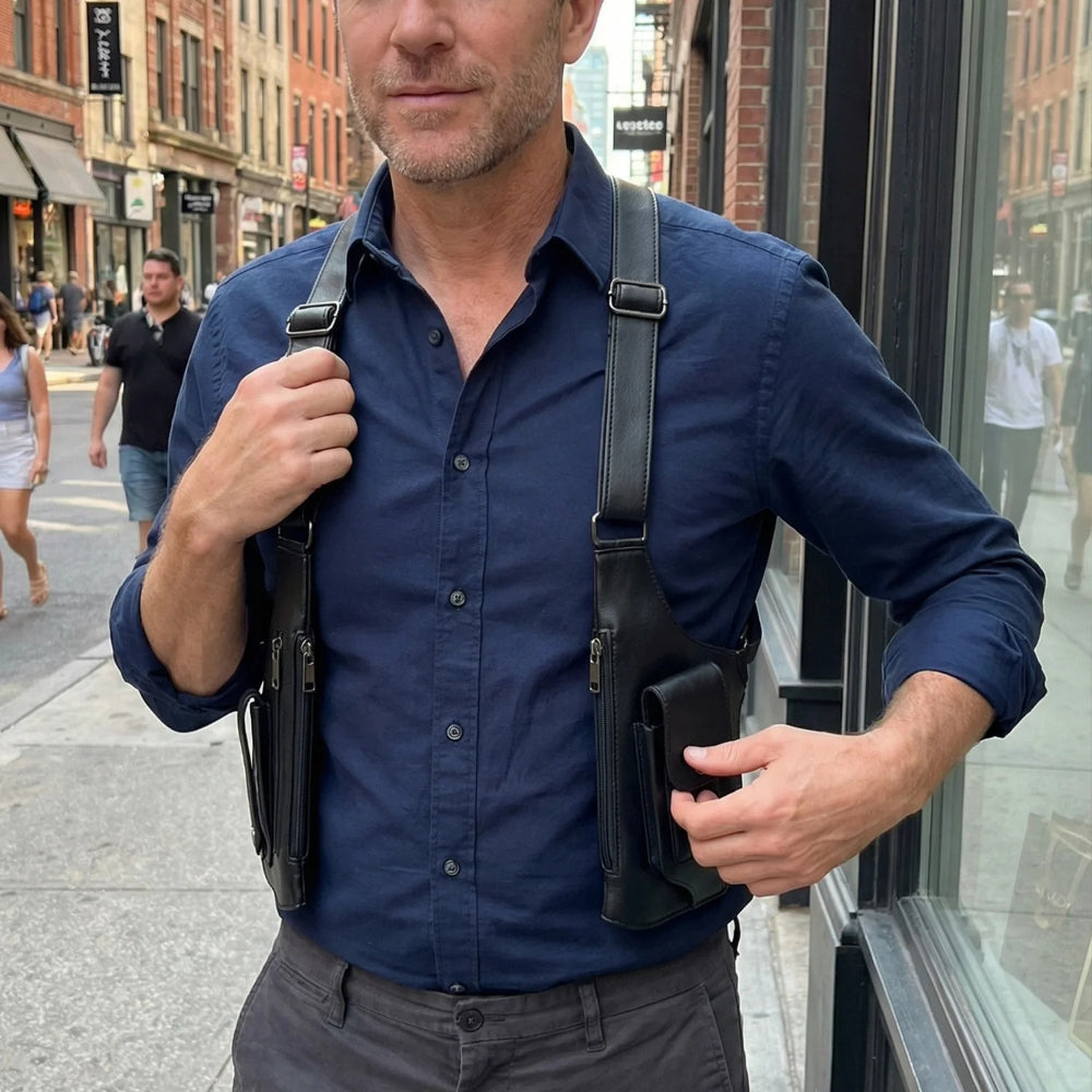 Brusttasche Schulterholster Tasche Verstellbares Tragesystem Alltag