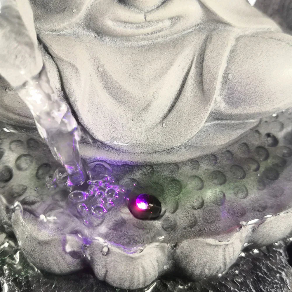 ZenBuddhaFlow | Beruhigender Buddha-Brunnen für Ihre Meditation