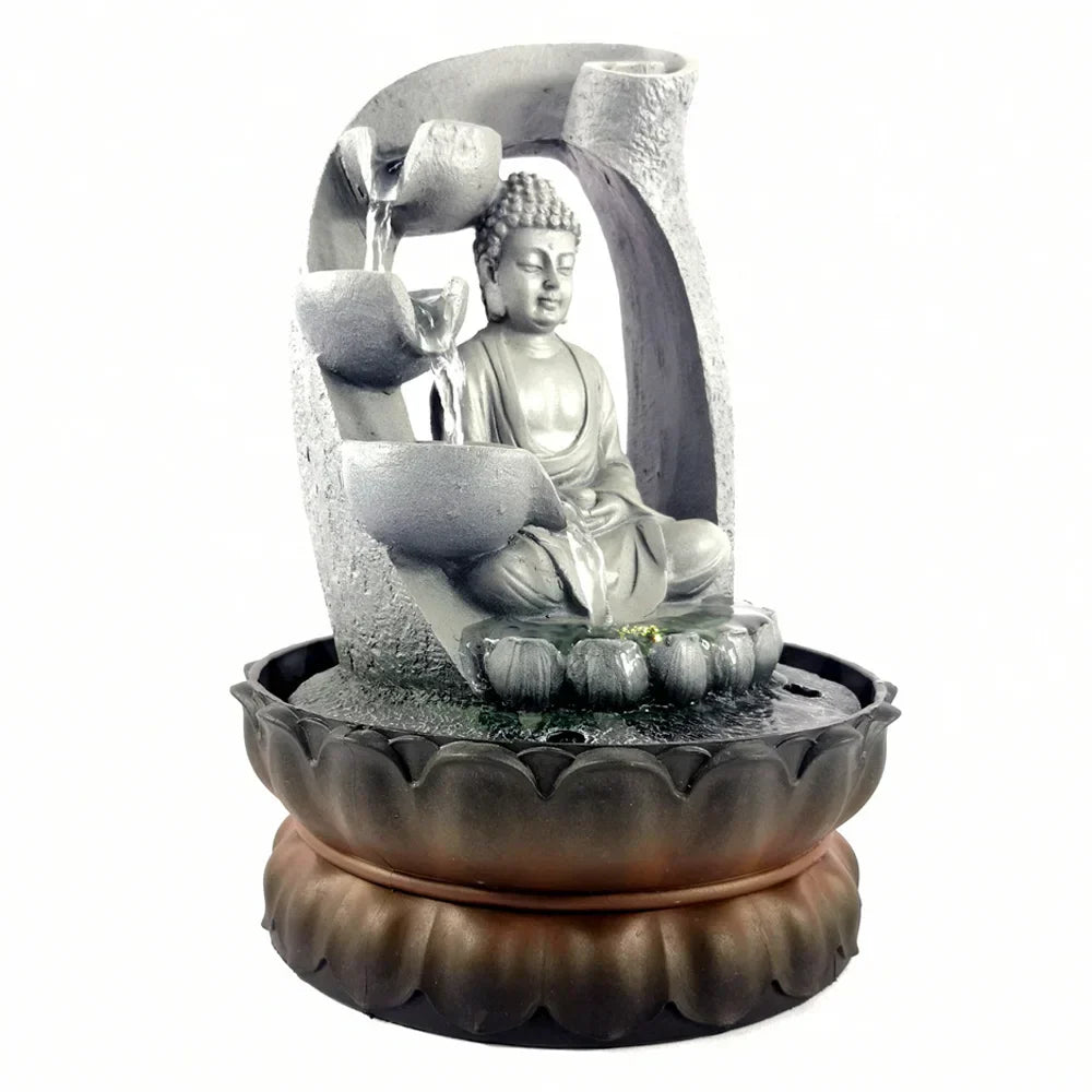 ZenBuddhaFlow | Beruhigender Buddha-Brunnen für Ihre Meditation