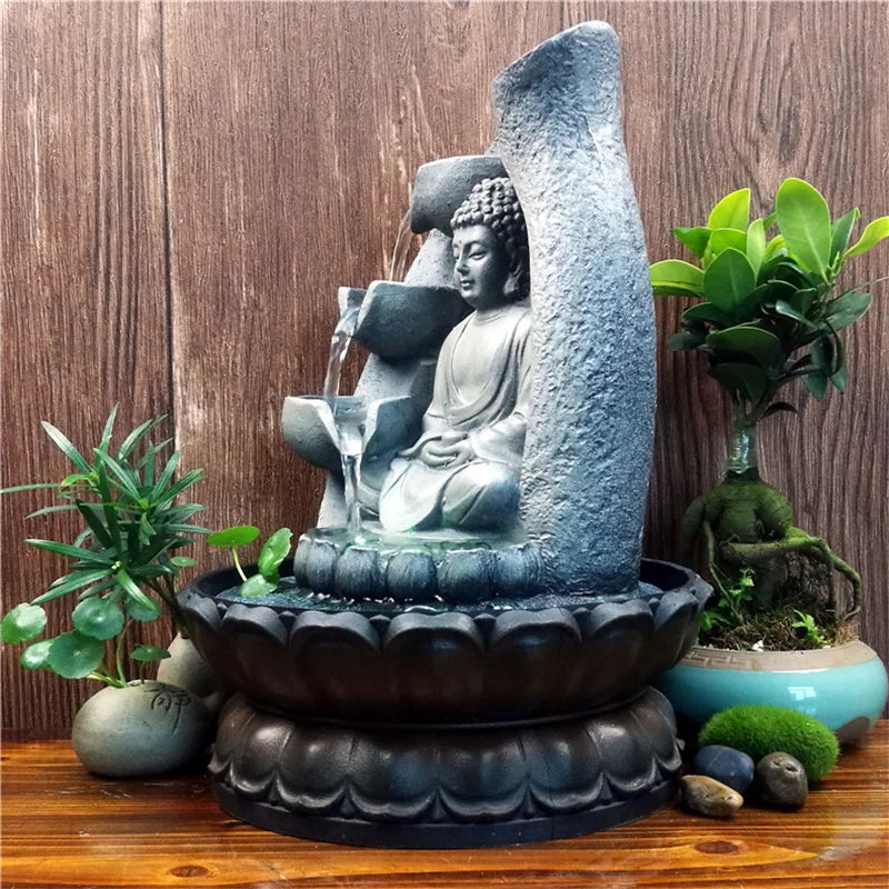 ZenBuddhaFlow | Beruhigender Buddha-Brunnen für Ihre Meditation