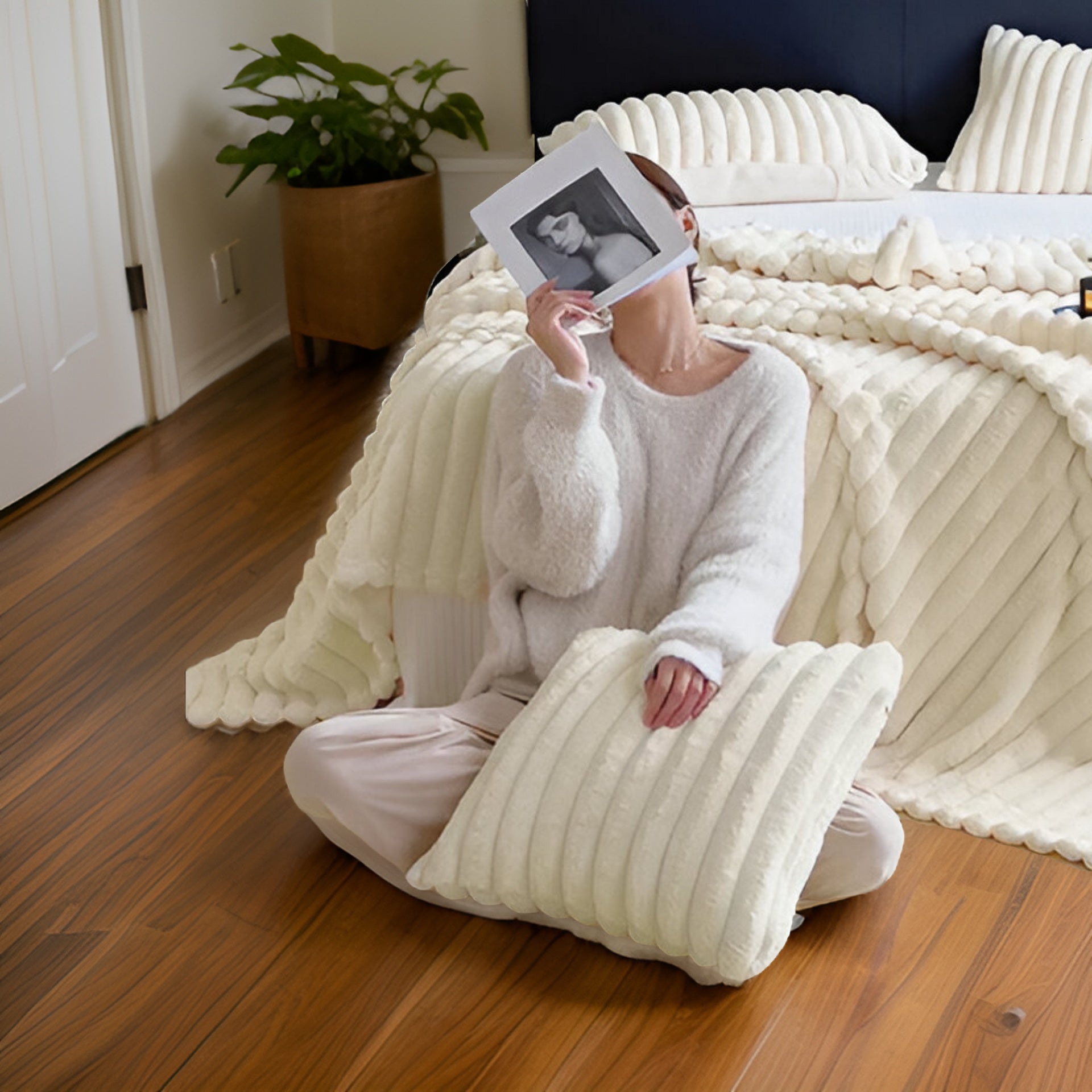 CozyDecke | Warme und kuschelige Fleecedecke für das Wohnzimmer