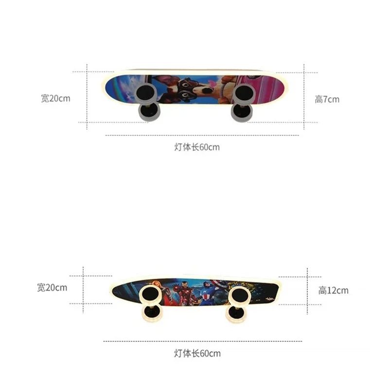 GlowGlow | Stylische LED-Skateboard-Leuchte