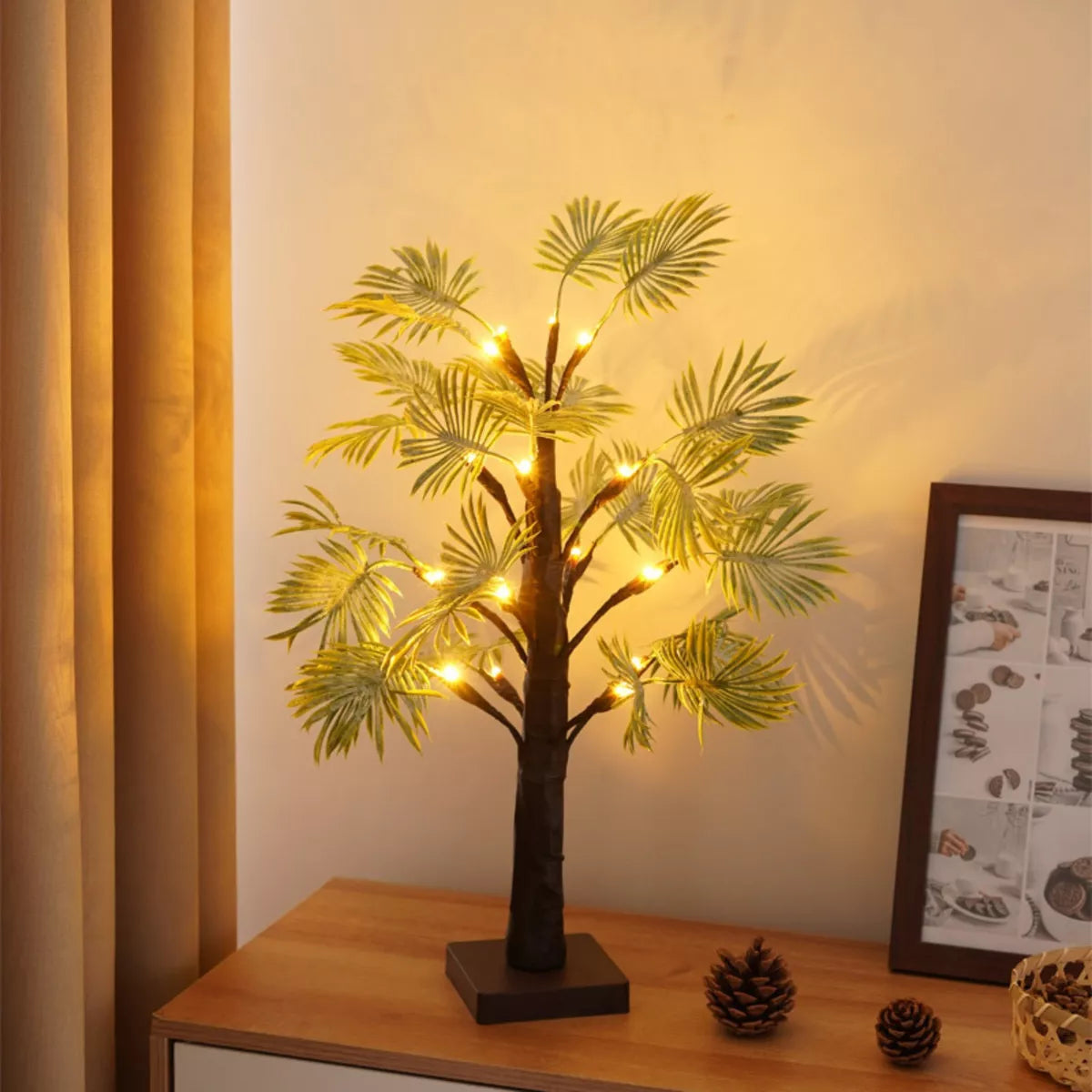 Weihnachtslichter | LED Palmblatt - Beleuchtung für Tropenflair
