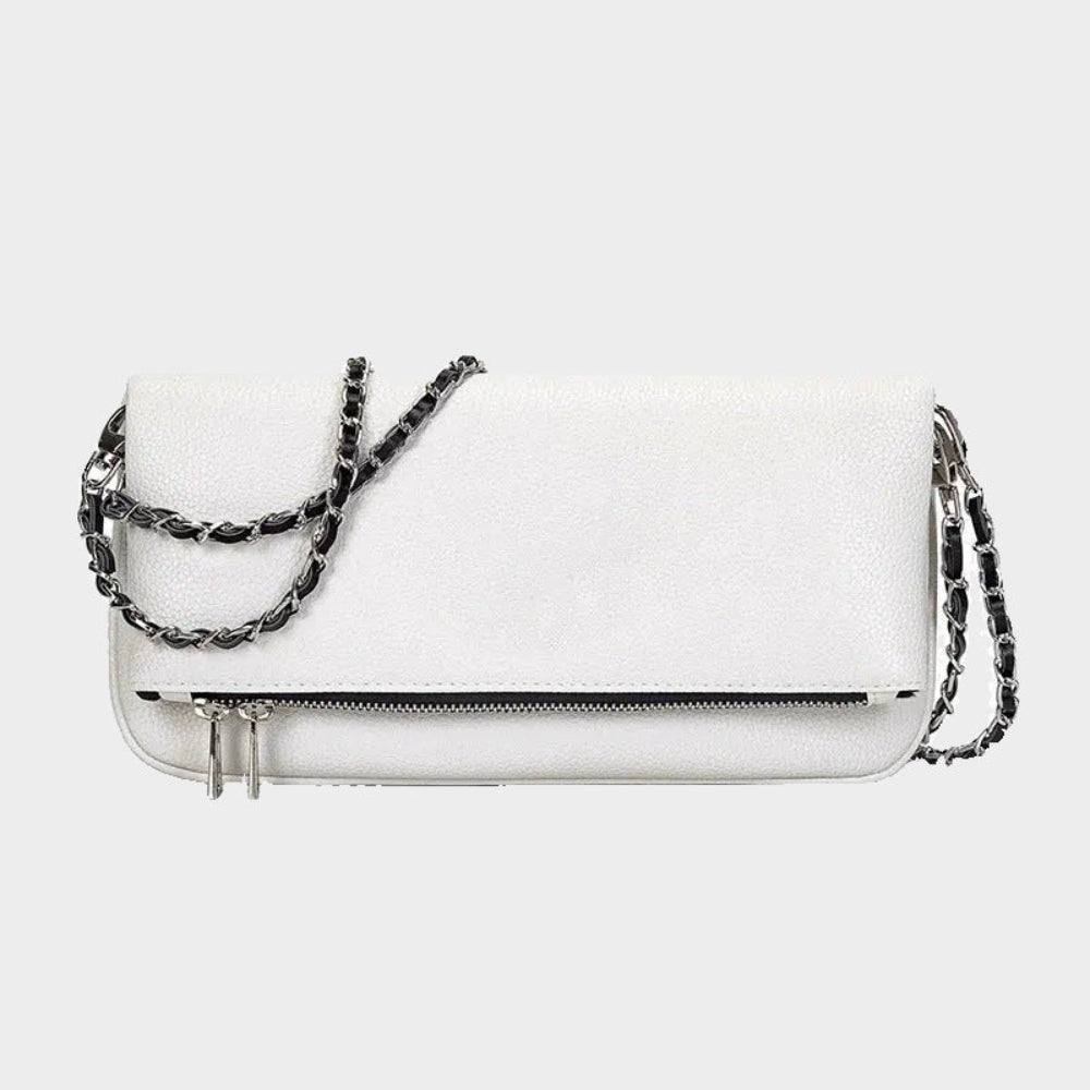 Damen Handtasche Schultertasche Leder 5