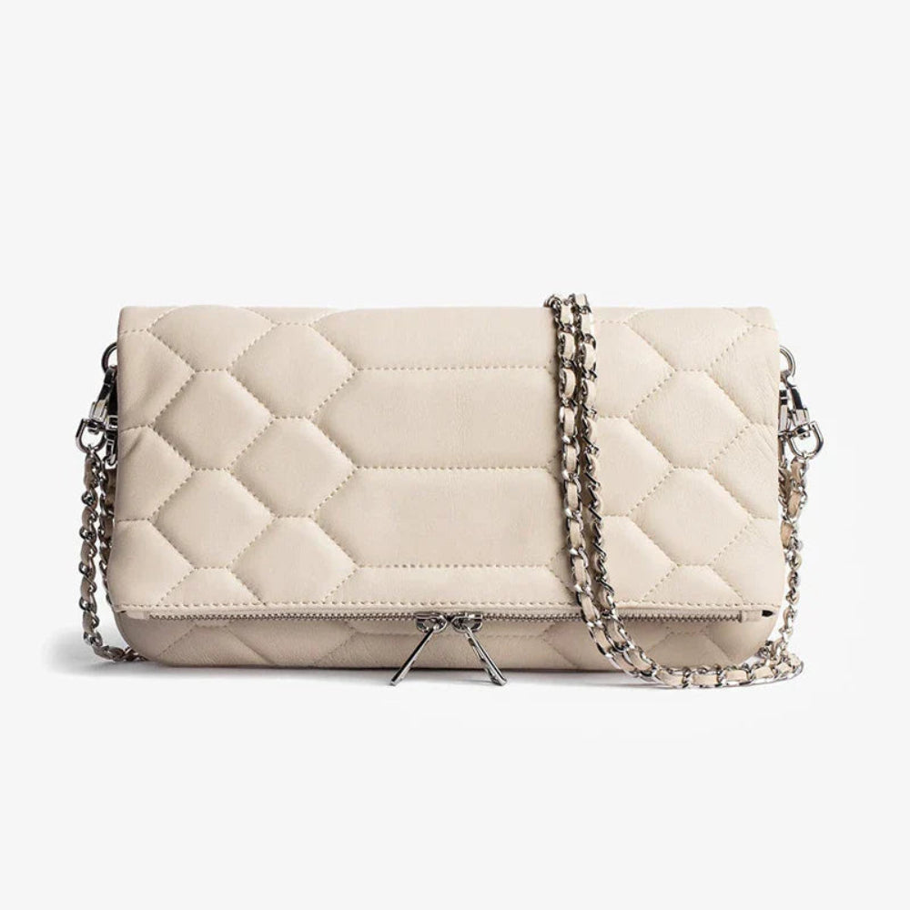 Damen Handtasche Schultertasche Leder 8