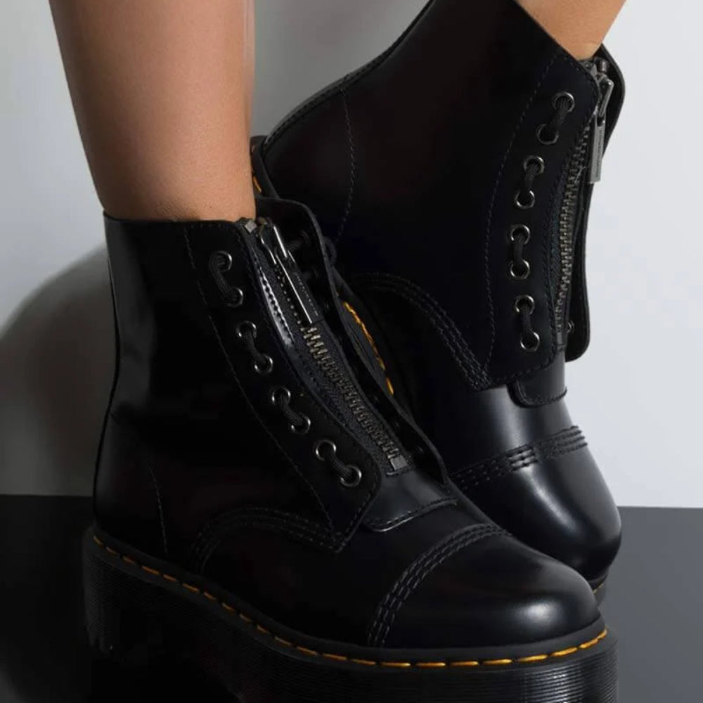 Damen Schnürstiefel Robust Elegant 4