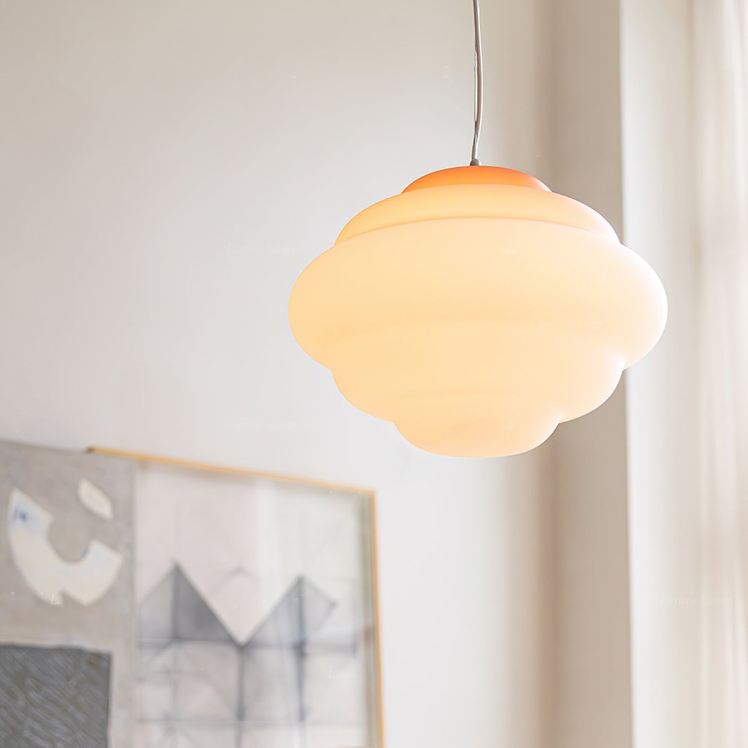 GradientCloudy | Stilvolle Pendelleuchte aus mattem Glas