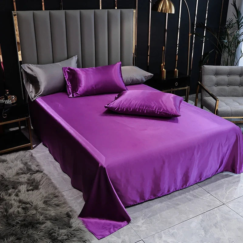 SilkyTouch | Modernes Satin-Bettlaken