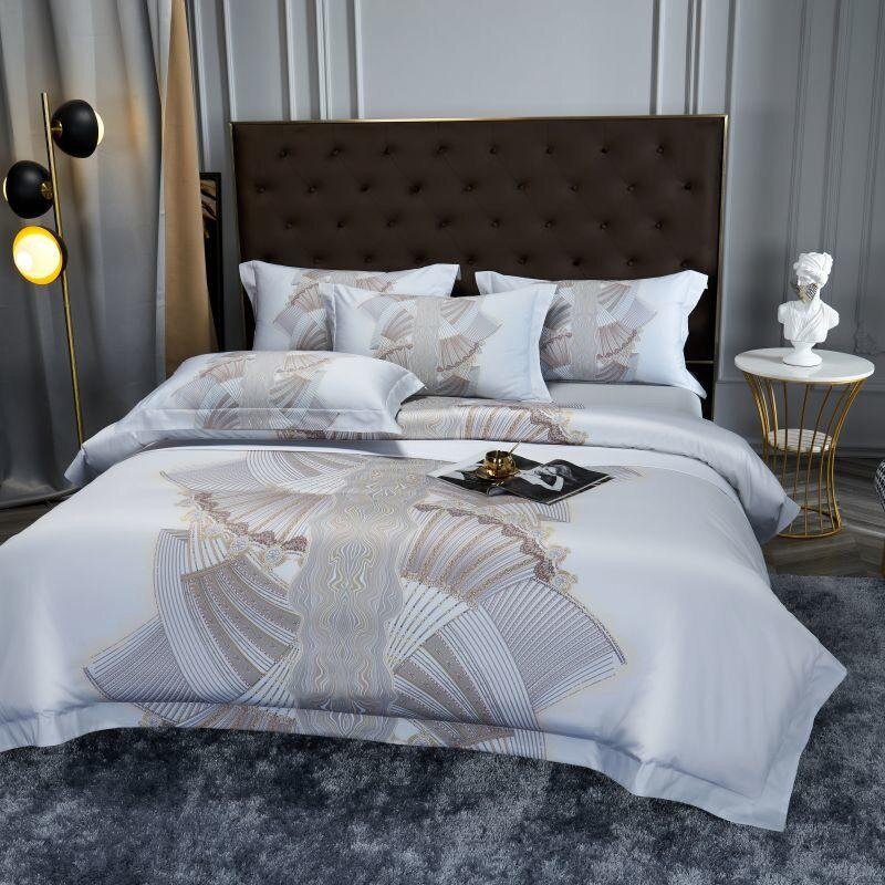 SilverLux | Luxuriöses Bettwäsche-Set aus ägyptischer Baumwolle