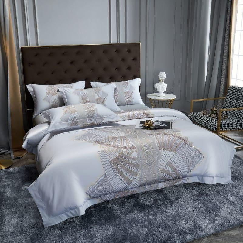 SilverLux | Luxuriöses Bettwäsche-Set aus ägyptischer Baumwolle