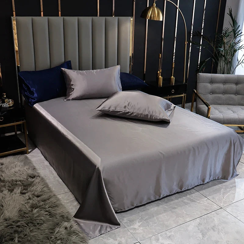 SilkyTouch | Modernes Satin-Bettlaken