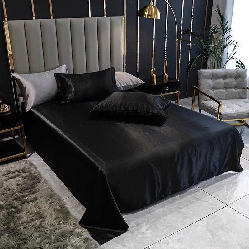 SilkyTouch | Modernes Satin-Bettlaken