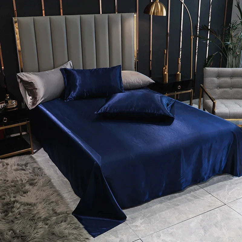 SilkyTouch | Modernes Satin-Bettlaken