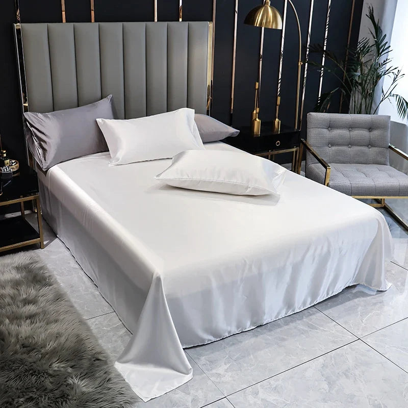 SilkyTouch | Modernes Satin-Bettlaken