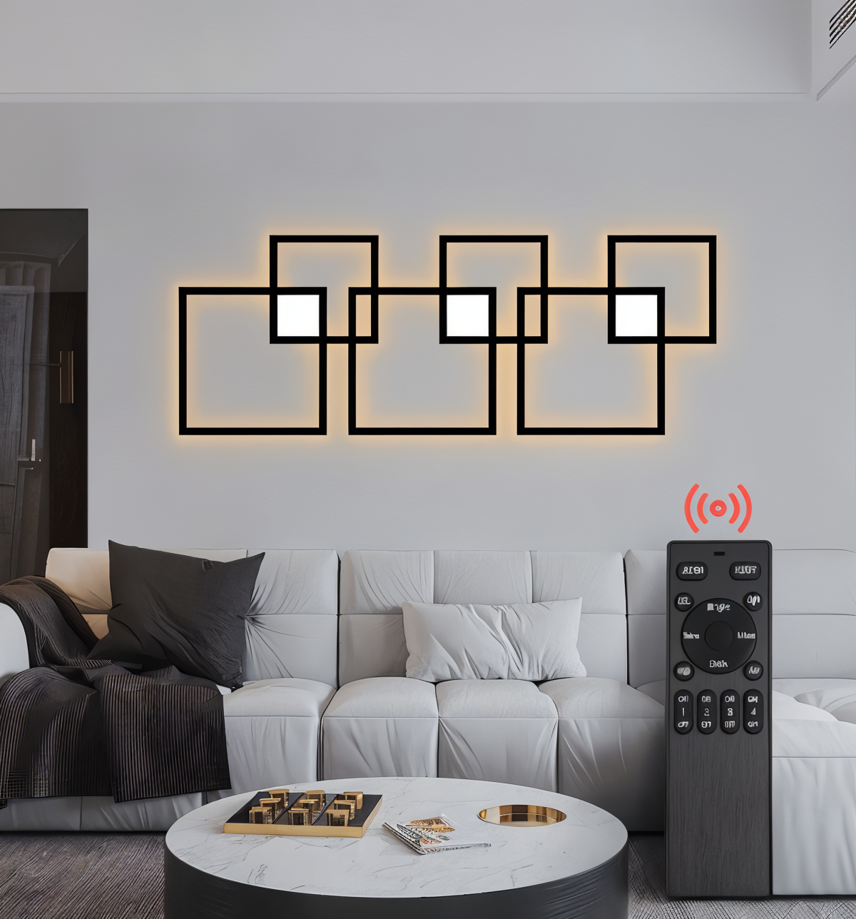 MonoLite | Quadratische LED-Wandleuchte