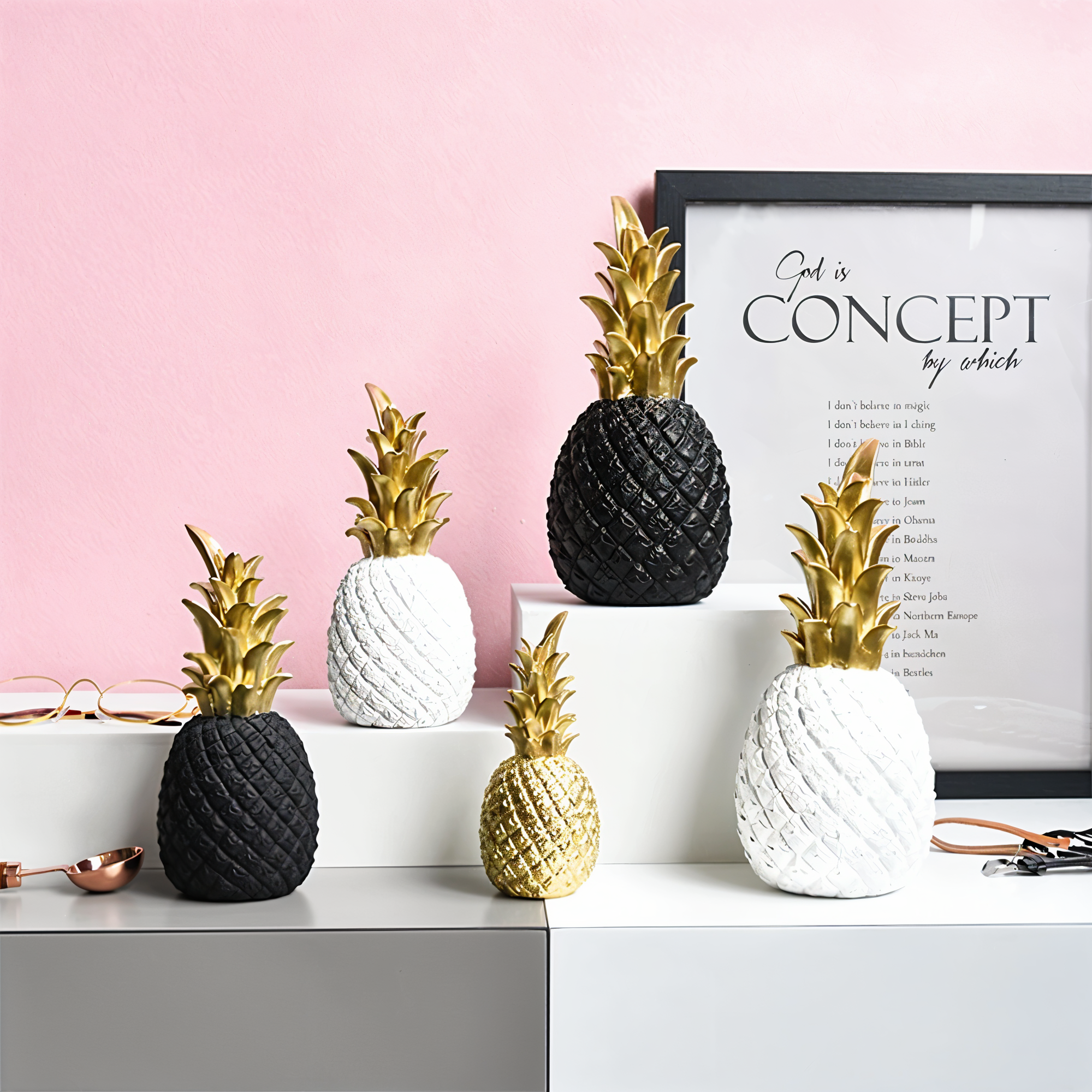 PineArt | Nordische Ananas Fruchtdekoration