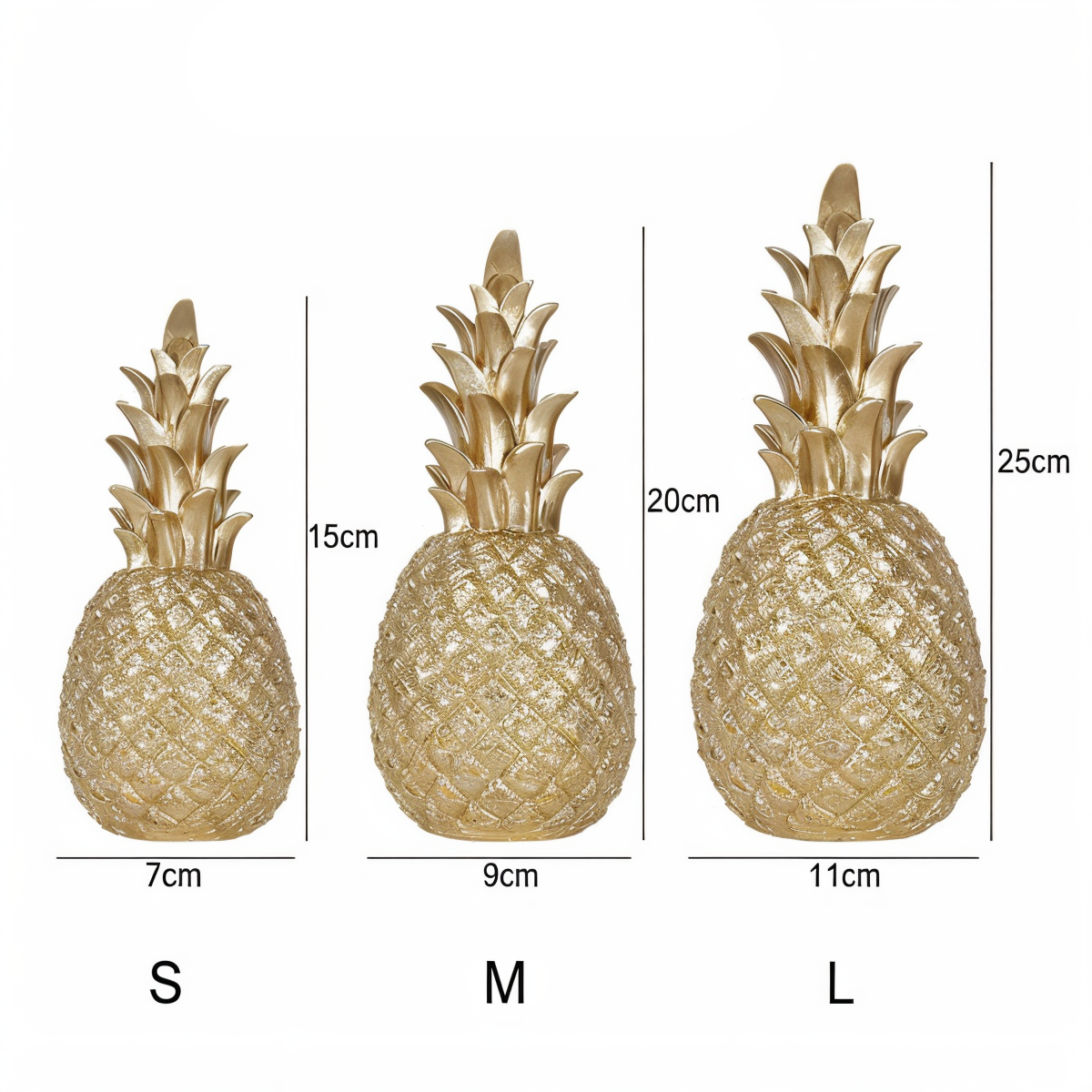 PineArt | Nordische Ananas Fruchtdekoration