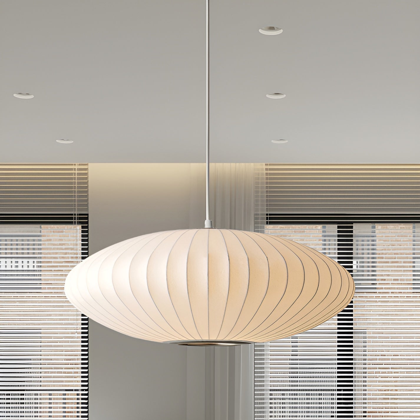 LumiRipple | Weiße LED-Pendelleuchte