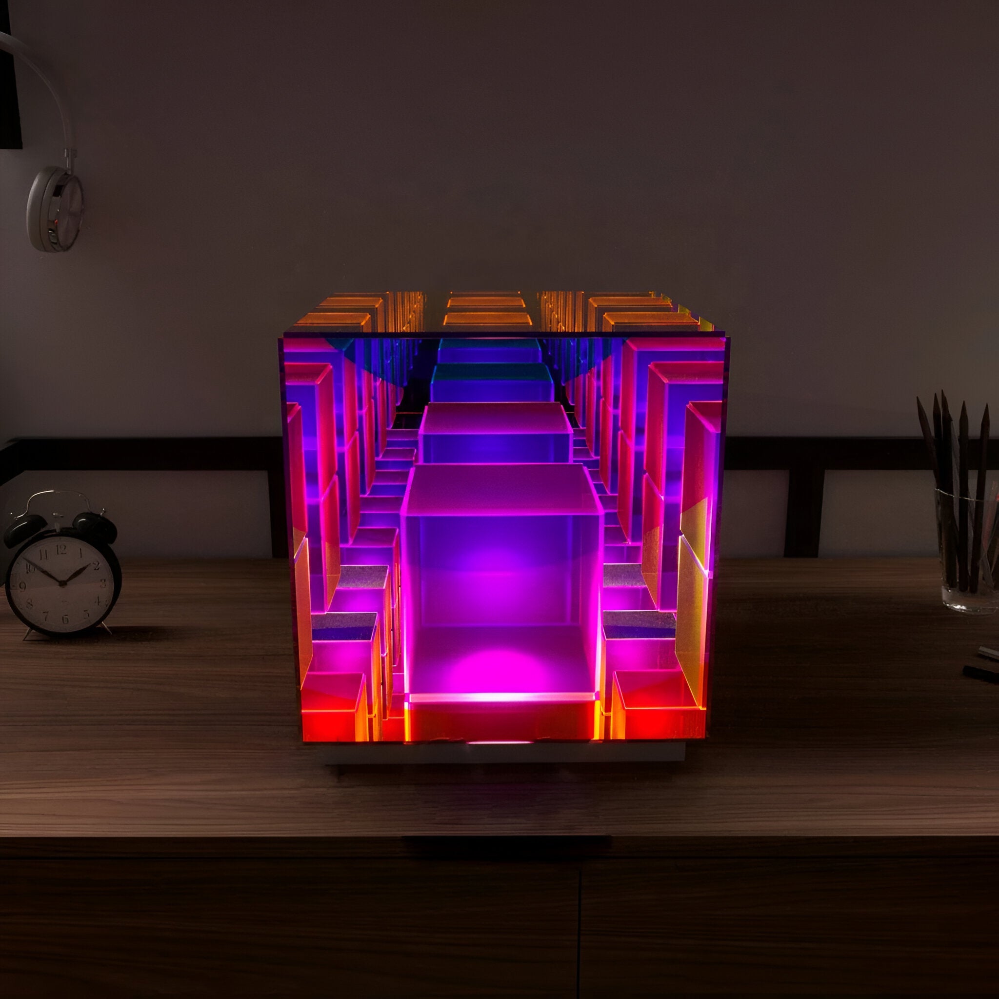 LumiCube | Faszinierende 3D-Illusion Tischlampe