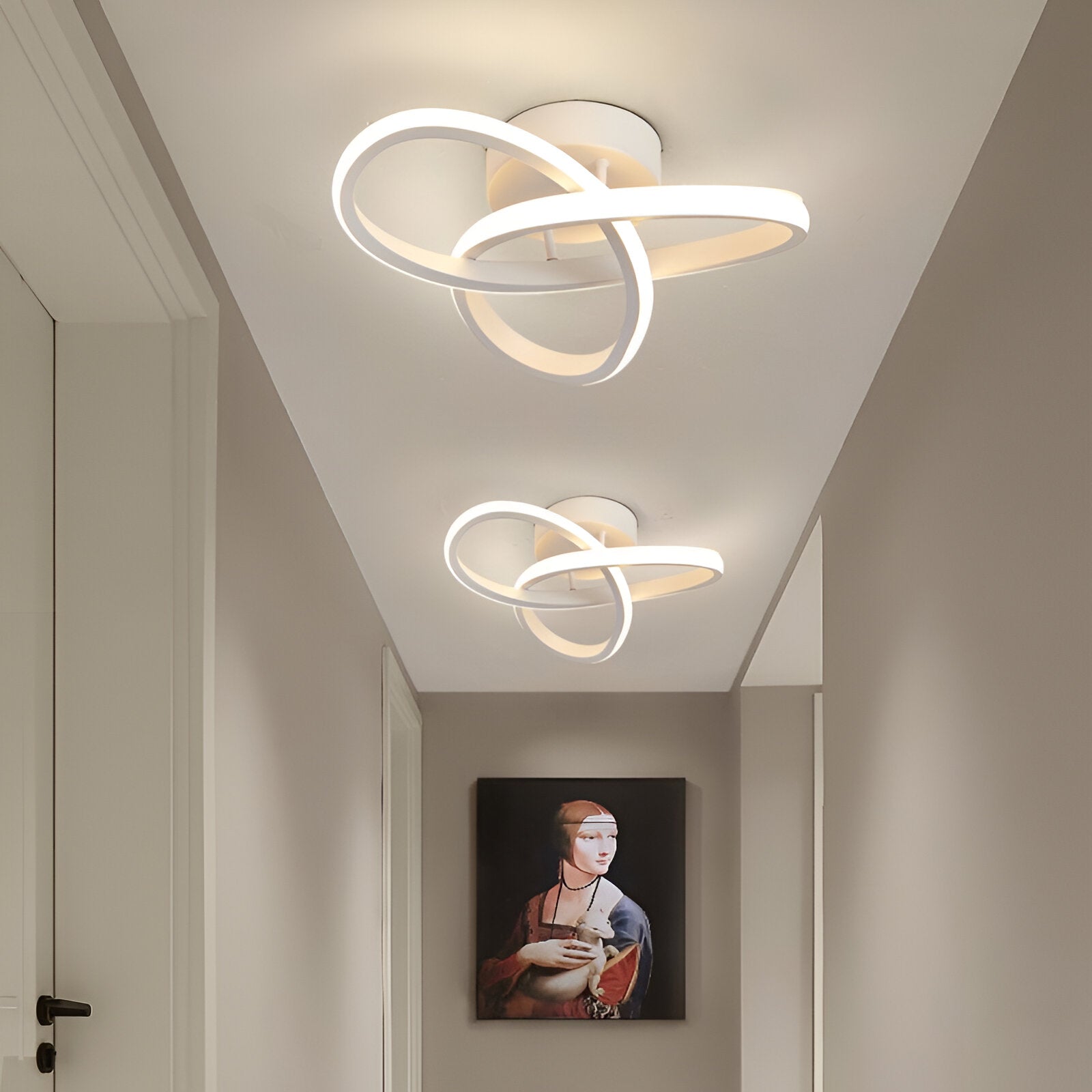 SwirlLight | Elegante künstlerische LED-Deckenleuchte