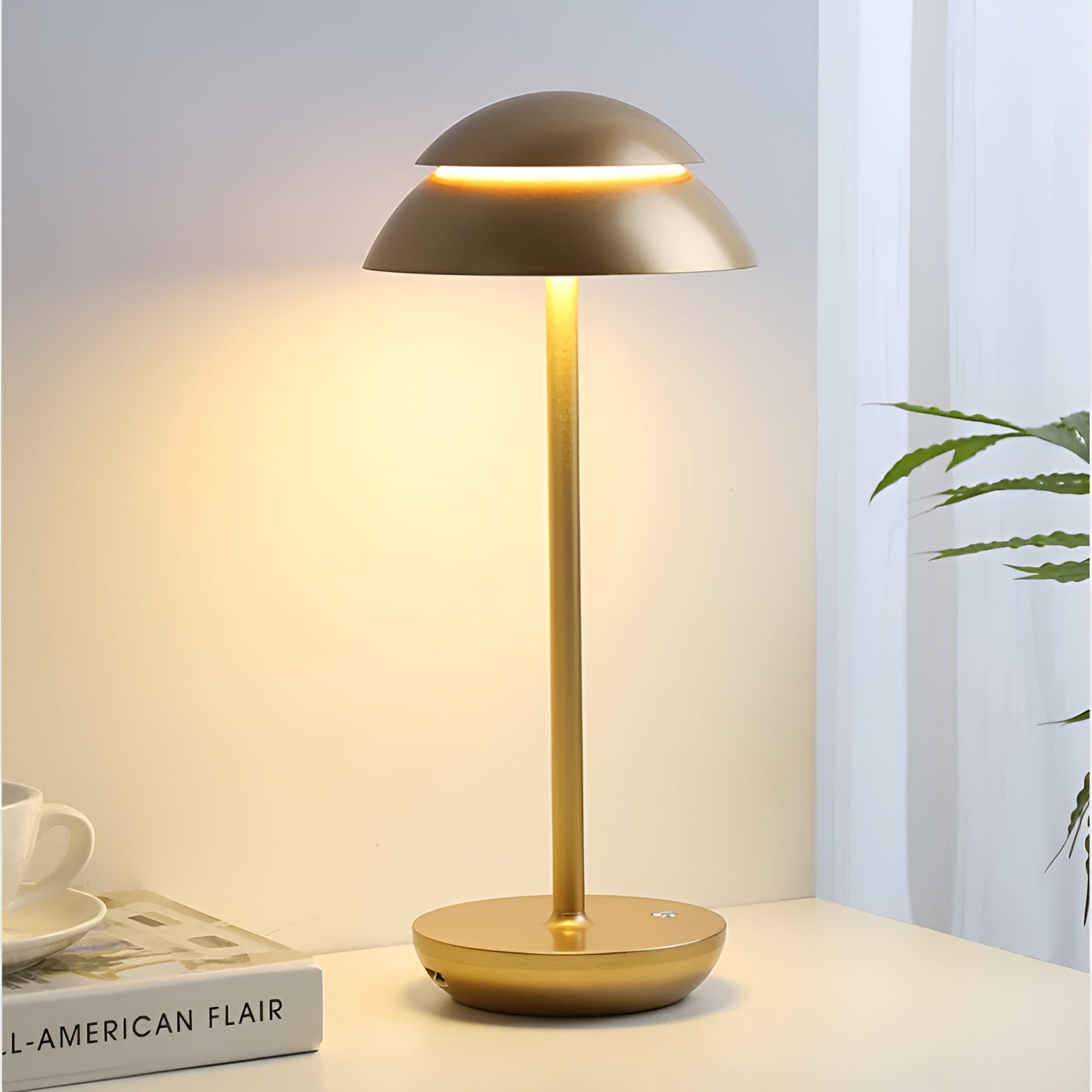 LumiShade | Dimmbare Kabellose LED-Tischlampe