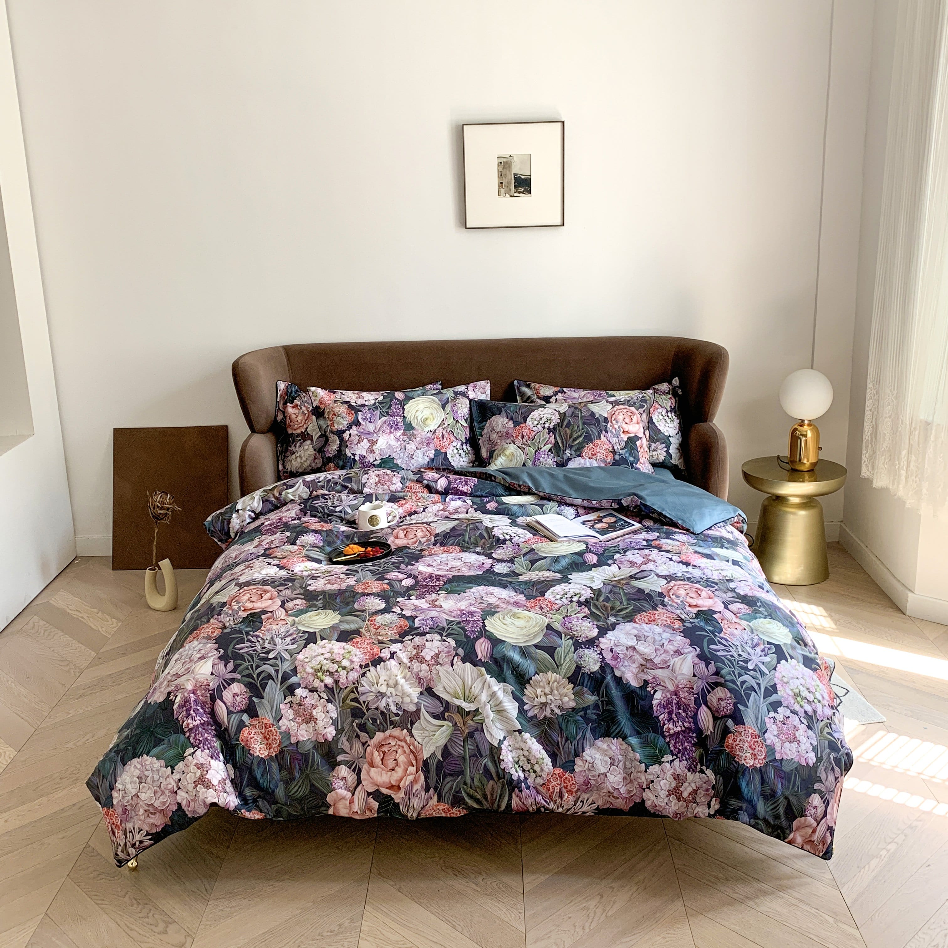 SleepRose | Elegantes Bettwäscheset mit Blumendesign