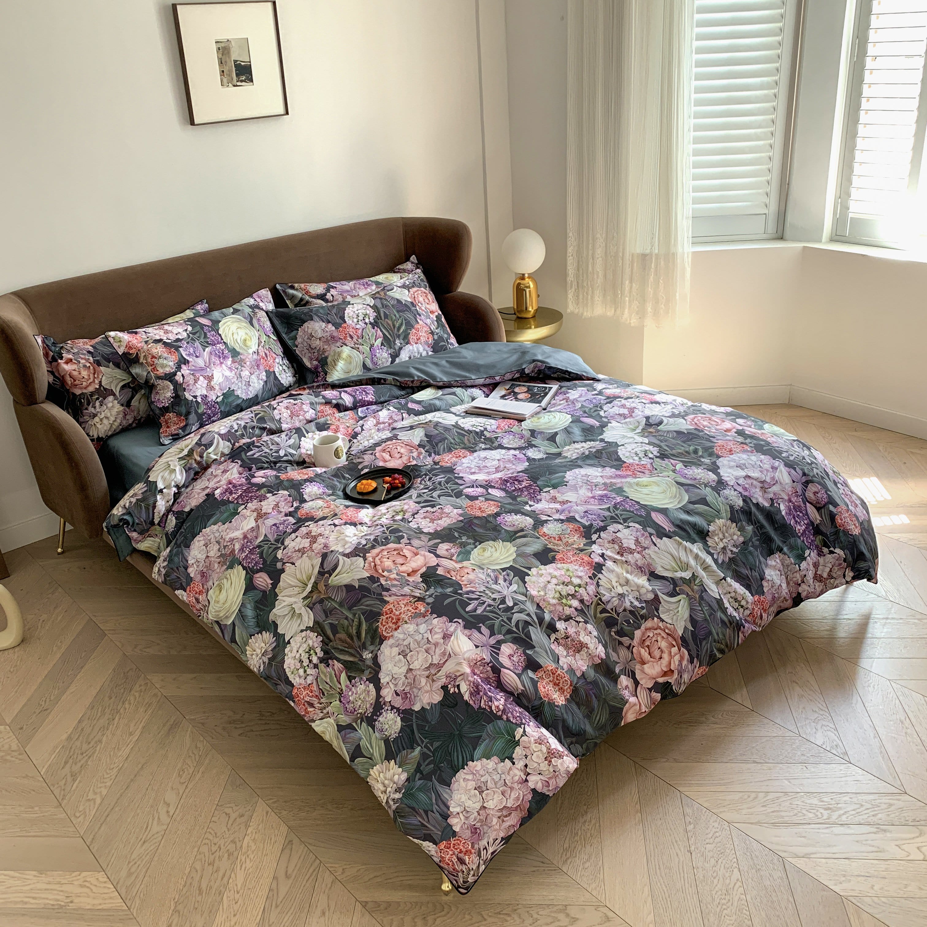 SleepRose | Elegantes Bettwäscheset mit Blumendesign