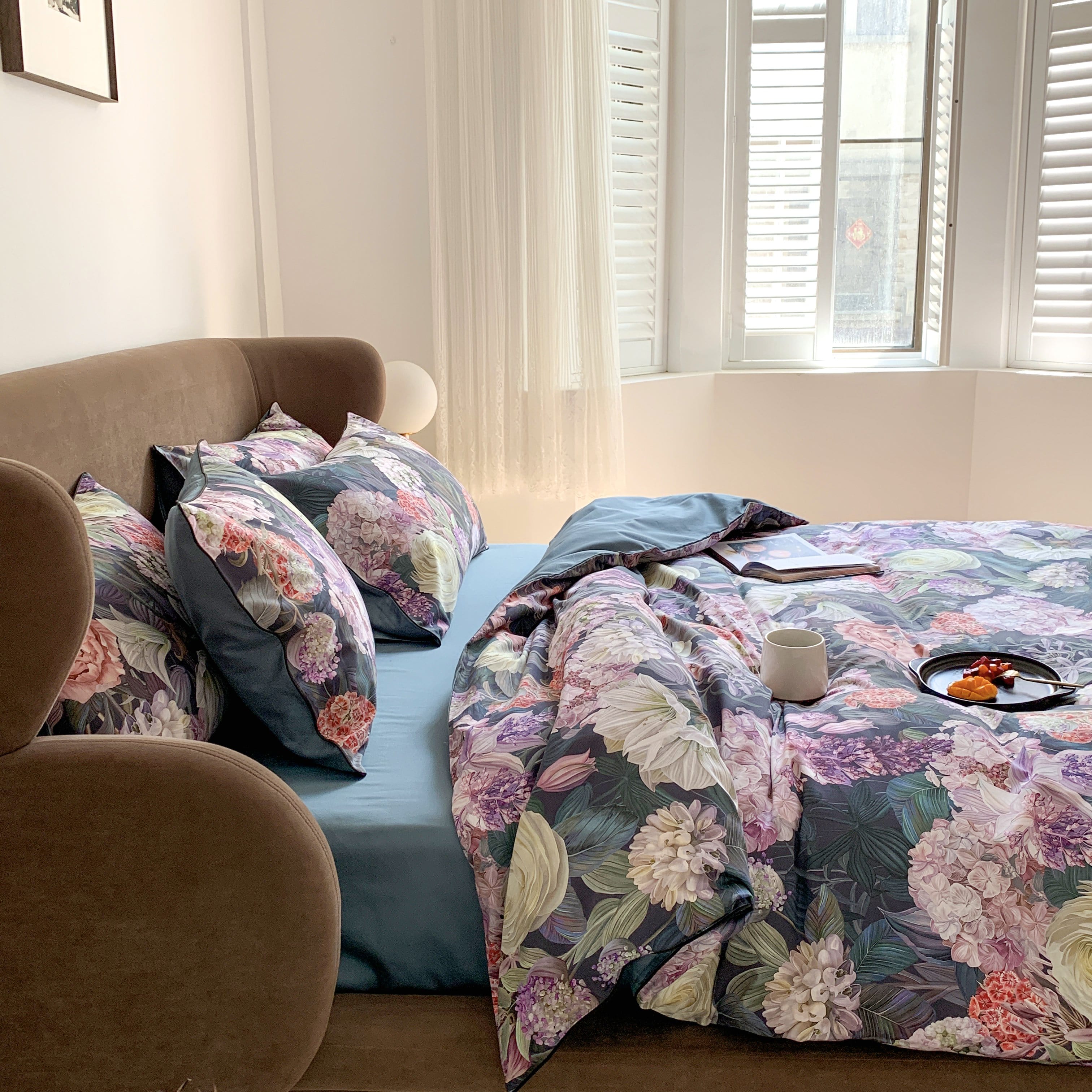 SleepRose | Elegantes Bettwäscheset mit Blumendesign
