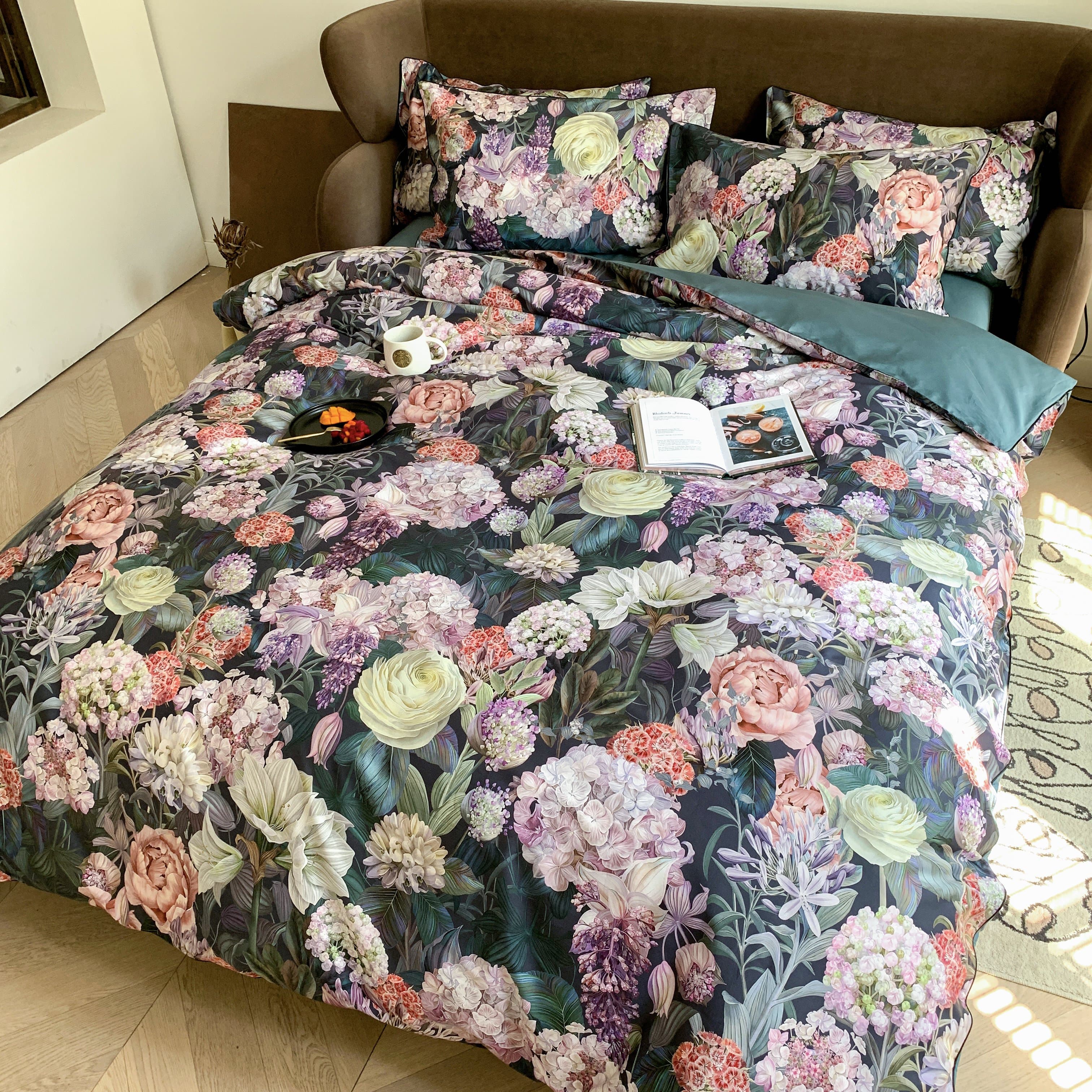 SleepRose | Elegantes Bettwäscheset mit Blumendesign