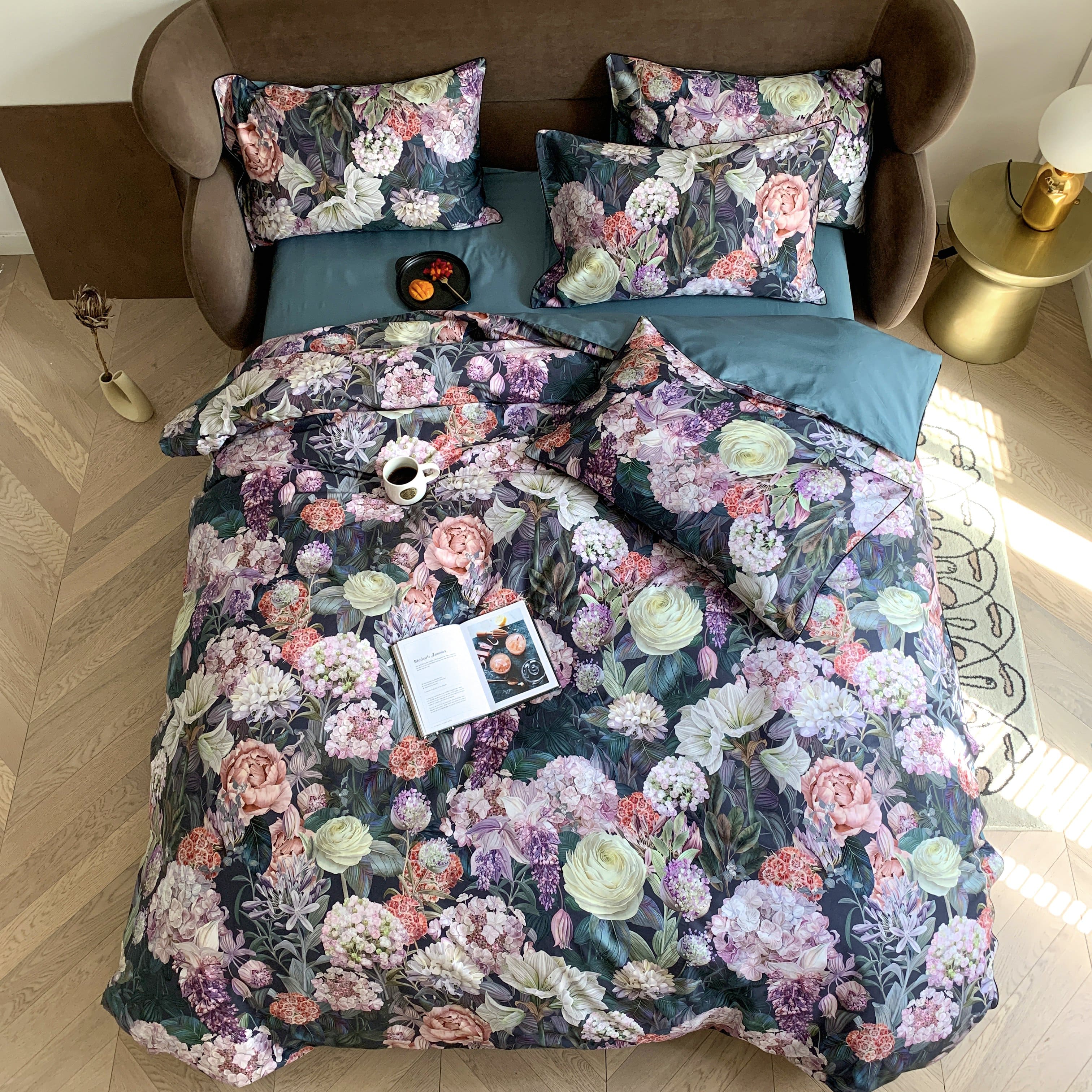 SleepRose | Elegantes Bettwäscheset mit Blumendesign