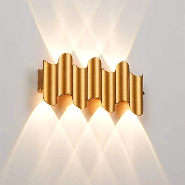 HarmonyGlow | Moderne Wandleuchte mit natürlichem Glanz