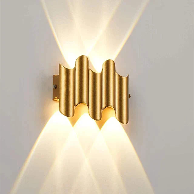 HarmonyGlow | Moderne Wandleuchte mit natürlichem Glanz