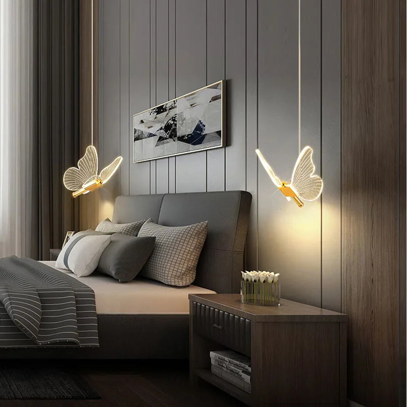 ButterflyShine | Elegante LED-Pendelleuchte in Form eines Schmetterlings