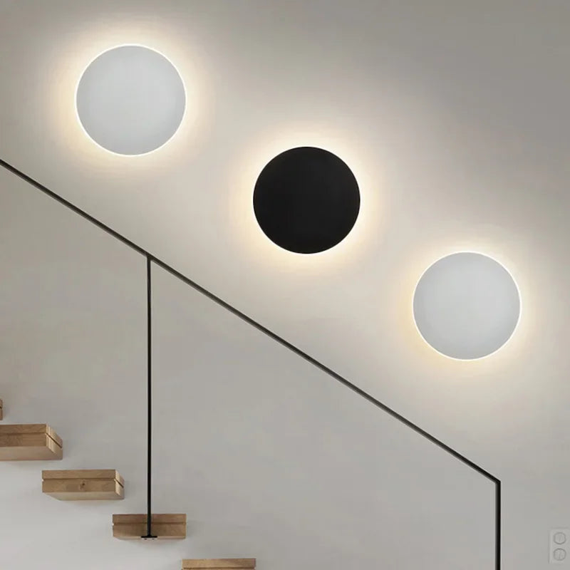 LunaGleam | Elegante runde LED-Wandleuchte für modernes Ambiente