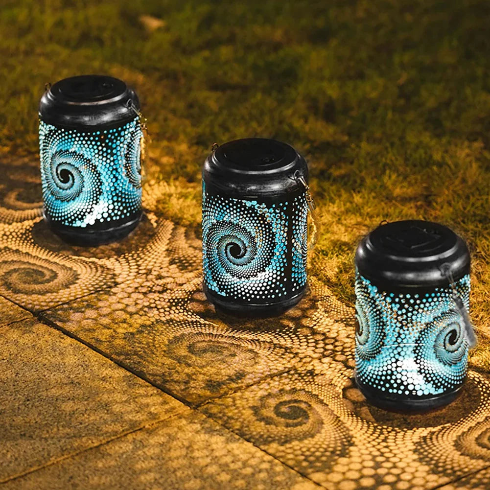 SnailMagic | 3D-Solar-Außenleuchte mit Schneckenmuster