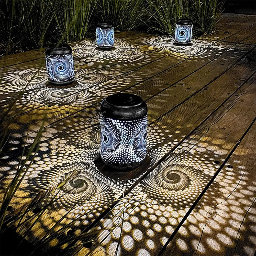 SnailMagic | 3D-Solar-Außenleuchte mit Schneckenmuster