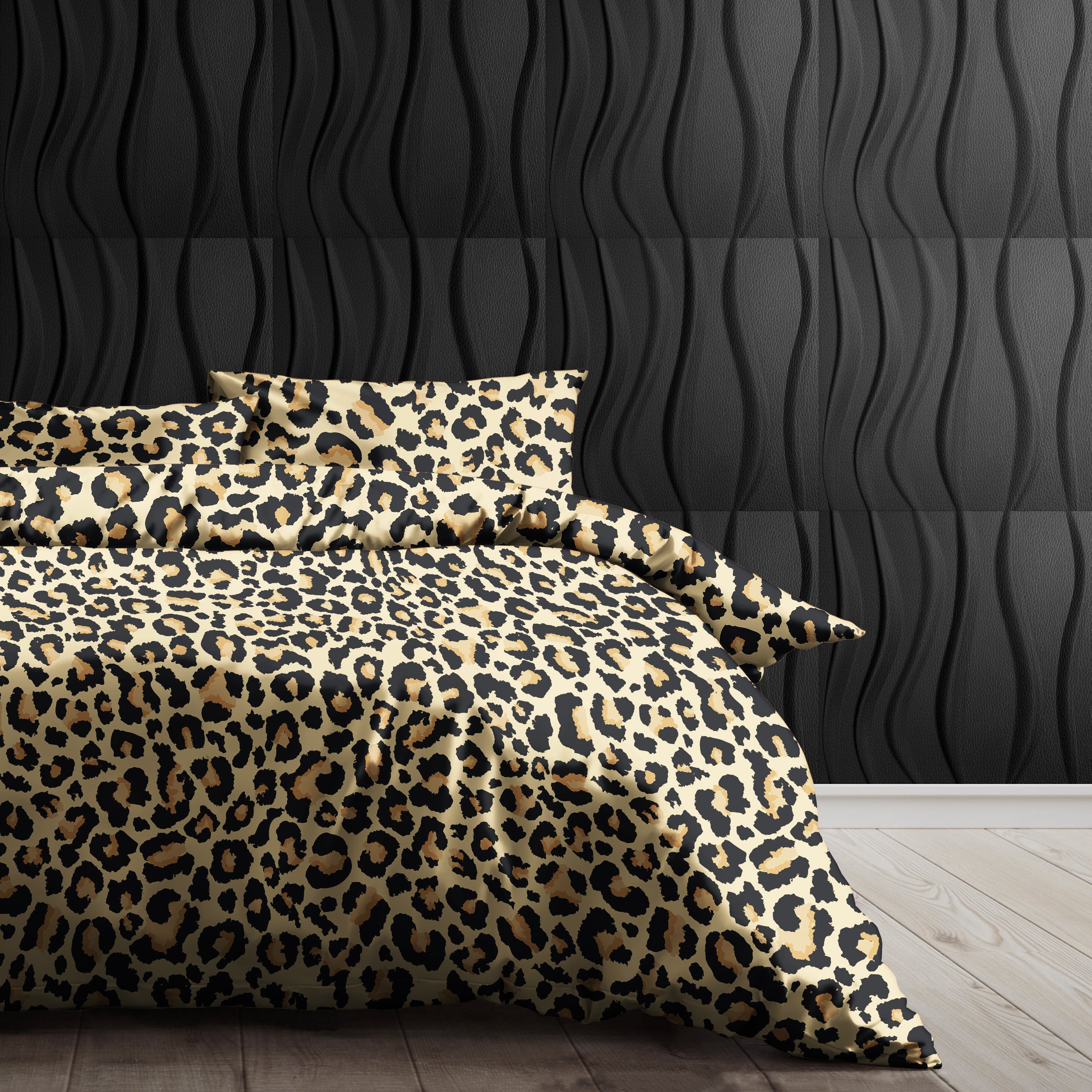 LeopardGreen | Bettbezugsset mit exotischem Design